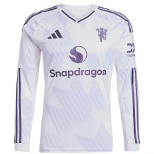 2025/26 M Utd Away Fans Long Sleeve Soccer Jersey