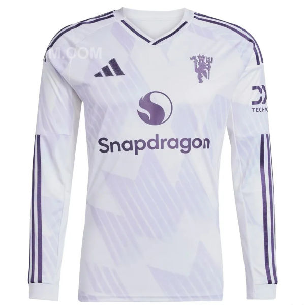 2025/26 M Utd Away Fans Long Sleeve Soccer Jersey