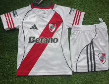 2025/26 River Plate Home White Kids Soccer Jersey