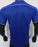 1998 Brazil Away Blue Retro Player Version Soccer Jersey 球员版