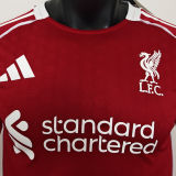 2025/26 LFC Home Red Player Version Long Sleeve Jersey