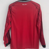 2025/26 M Utd Home Fans Long Sleeve Soccer Jersey