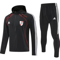2025/26 River Plate Black Windbreaker Jacket（A Set）