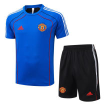 2025/26 M Utd Blue POLO Training Tracksuit
