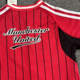 2025/26 M Utd Red Baseball Kids T-Shirt