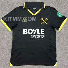 2025/26 West Ham Third Black Fans Soccer Jersey
