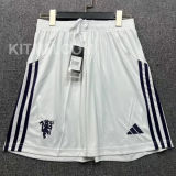 2025/26 M Utd Away White Shorts Pants