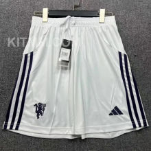 2025/26 M Utd Away White Shorts Pants