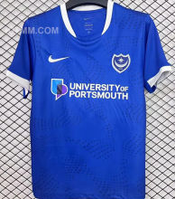 2025/26 Portsmouth Home Blue Fans Soccer Jersey