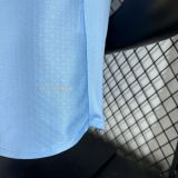 2025/26 Man City Home Blue Player Version Soccer Jersey