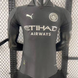 2025/26 Man City Black Special Edition Player Version Soccer Jersey