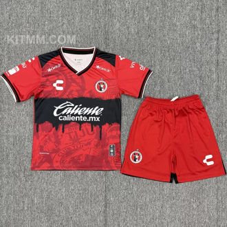 2025/26 Tijuana Home Red Kids Soccer Jersey
