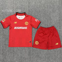2025/26 Deportivo Toluca Home Red Kids Soccer Jersey 托卢卡