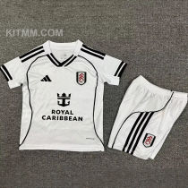 2025/26 Fulham Home  Kids Soccer Jersey