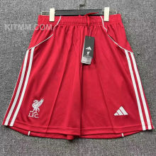 2025/26 LFC Home Red Shorts Pants