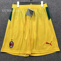 2025/26 AC Milan Third Yellow Short Pants