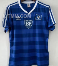 1986 Hamburger Away Blue Retro Soccer Jersey