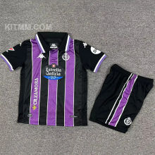 2025/26 Real Valladolid Away Kids Soccer Jersey