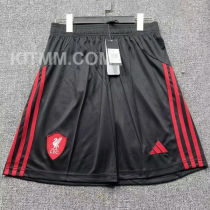 2025/26 LFC Away Black Shorts Pants