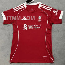 2025/26 LFC Home Red Women Soccer Jersey 女