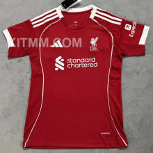 2025/26 LFC Home Red Women Soccer Jersey 女