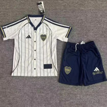 2025/26 Boca White Baseball Kids T-Shirt