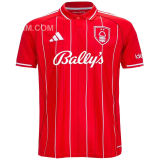 2025/26 Nottingham Forest Home Red Fans Soccer Jersey 有胸前广告