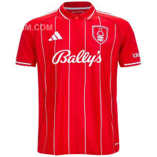 2025/26 Nottingham Forest Home Red Fans Soccer Jersey 有胸前广告