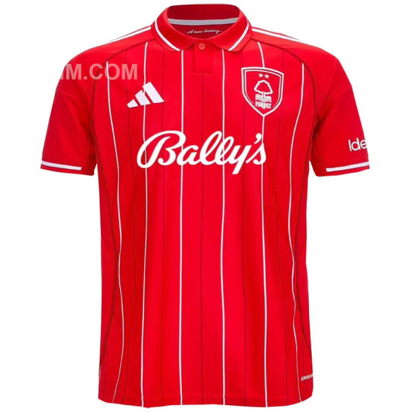 2025/26 Nottingham Forest Home Red Fans Soccer Jersey 有胸前广告