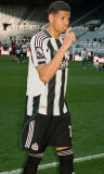 2025/26 Newcastle Home Black Player Version Shorts Pants 球员版