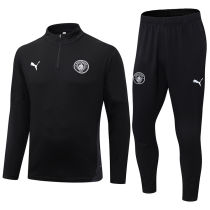 2025/26 Man City Black Sweater Tracksuit