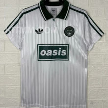 2025/26 AD x oasis White Retro Style Fans Soccer Jersey