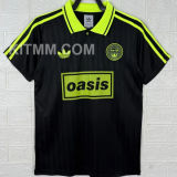 2025/26 AD x oasis Black Retro Style Fans Soccer Jersey