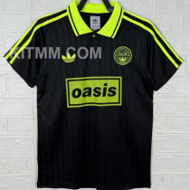 2025/26 AD x oasis Black Retro Style Fans Soccer Jersey