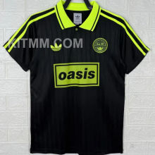 2025/26 AD x oasis Black Retro Style Fans Soccer Jersey