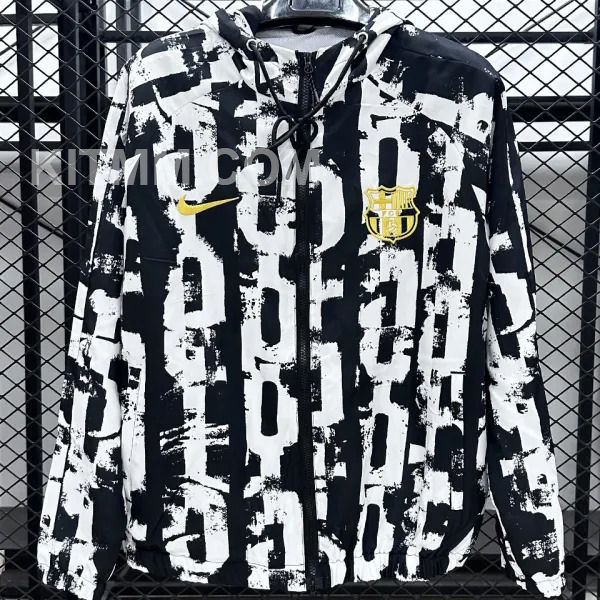 2025/26 BA Black White Windbreaker