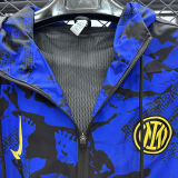 2025/26 In Milan Blue Black Windbreaker