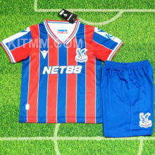2025/26 Crystal Palace Home Home Kids Soccer Jersey