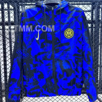 2025/26 In Milan Blue Black Windbreaker