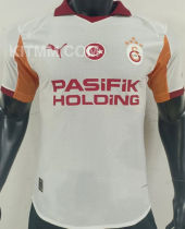 2025/26 Galatasaray Away White Player Version Soccer Jersey 5 Stars 5星
