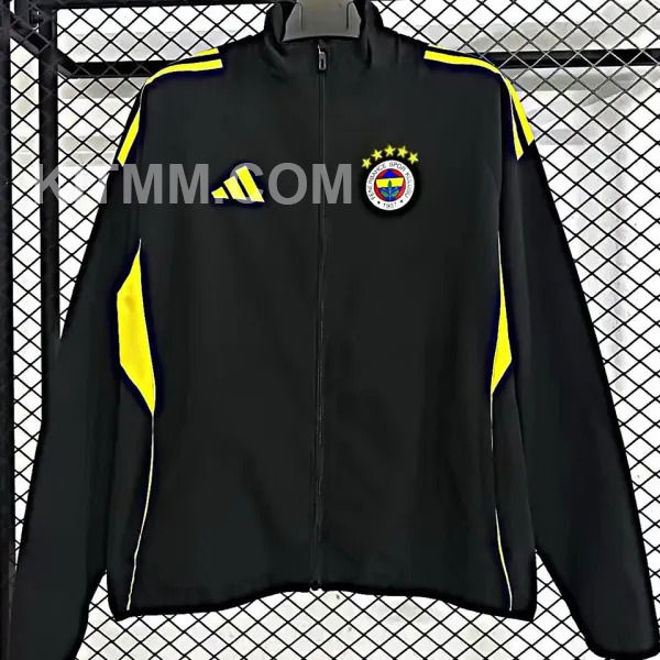 2025/26 Fenerbahce Black Windbreaker 费内巴切