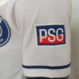 2025/26 PSG White Baseball Player Version T-Shirt  硅胶版