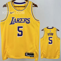 Lakers AYTON #5 Yellow NBA Jersey