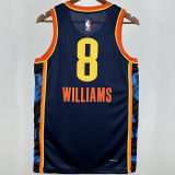 2025/26 Thunder WILLIANS #8 Sapphire Blue City Edition NBA Jersey