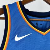 Thunder WILLIANS #8 Blue NBA Jersey