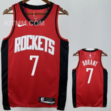 Rockets DURANT #7 Red NBA Jersey
