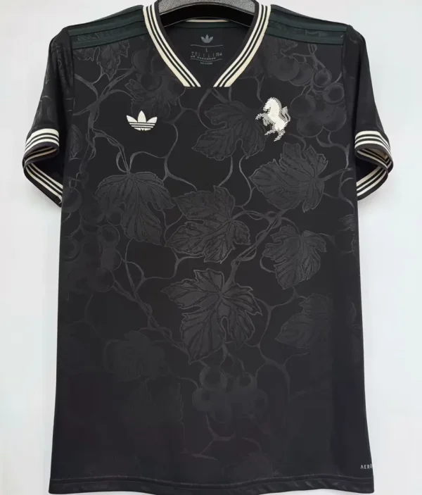 2025/26 JUV 1:1 Quality Third Black Fans Soccer Jersey