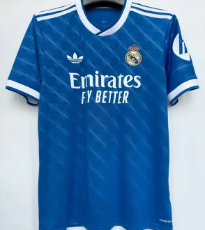 2025/26 RM1:1 Quality Third Blue Fans Soccer Jersey