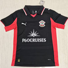 2025/26 Southampton Third Black Fans Soccer Jersey 带胸前广告