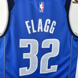Mavericks FLAGG #32 Blue NBA Jersey